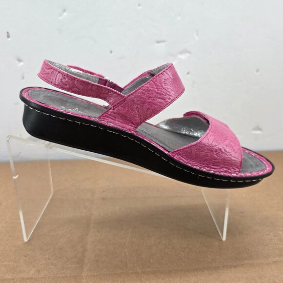 ALEGRIA KARMEN PINK LEATHER WOMEN'S SANDALS SIZE 39 (EUR) Sz 9 - Picture 4 of 15